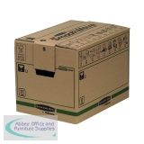 Fellowes Bankers Box Moving Box Small Brown Green (5 Pack) 6205201