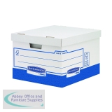 Fellowes Basics Storage Box Heavy Duty W377 x D427 x H284mm Large (10 Pack) 4461601