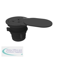 Fellowes Power Spot Type G UK/IE 1 Socket and 1 USB C Port Black 100136977