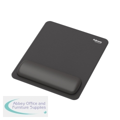 Fellowes Breyta Standard Mouse Pad Wrist Rest Black 100142555
