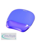 Fellowes Crystals Gel Purple Mouse Pad 9144103