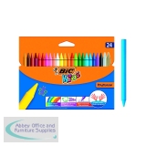 Bic Plastidecor Crayons (24 Pack) 829772