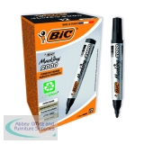 Bic 2000 Permanent Marker Bullet Tip Black (12 Pack) 820915
