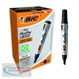 Bic 2300 Permanent Marker Chisel Tip Black (12 Pack) 820926