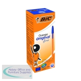 Bic Orange Fine Ballpoint Pen Blue (20 Pack) 1199110111