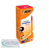 Bic Orange Fine Ballpoint Pen Red (20 Pack) 1199110112