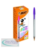 Bic Assorted Cristal Large Ballpoint Pen 1.6mm (Pack of 20) 895793
