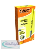 Bic Brite Liner Yellow Highlighters (12 Pack) 811935
