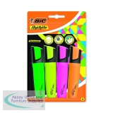 Bic Marking Highlighter Chisel Tip Assorted (Pack of 4) 943647