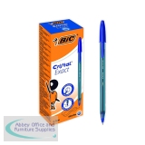 Bic Cristal Ballpoint Pens Ultra Fine 0.7mm Blue (20 Pack) 992605