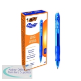 Bic Gel-ocity Original Gel Pen Retractable Medium Blue (12 Pack) 829158