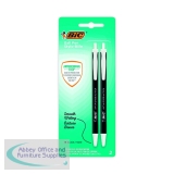 Bic Clic Stic Antimicrobial Ballpoint Pen Black (2 Pack) 5004654