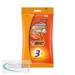 BC71073 - Bic 3 Disposable Razor (Pack of 10) 510399