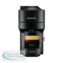 Nespresso Vertuo Pop Coffee Machine Bundle Pack Black ENV90.B + Caps