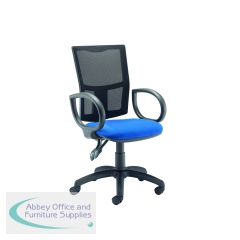 5 Star Operator Mesh Chair Fixed Loop Arms Royal Blue SF1783866