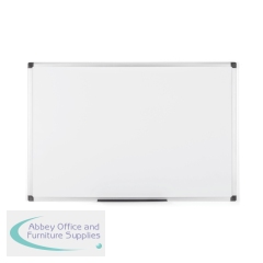 Bi-Office Maya Non-Magnetic Drywipe Whiteboard 2400x1200mm 9180015