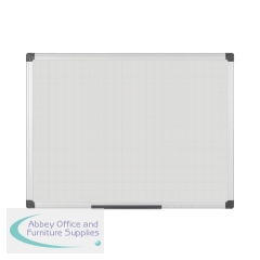 Bi-Office Maya Magnetic Whiteboard Gridded 1200x1200mm MA3847170
