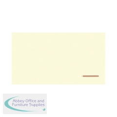 Bi-Office Loop Magnetic Lacquered Steel Surface Frameless board 1800x1000mm Vanilla WRL01900101