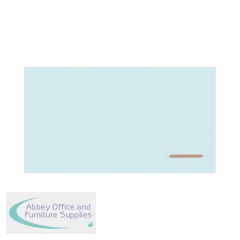 Bi-Office Loop Magnetic Lacquered Steel Surface Frameless board 1800x1000mm Sky WRL01940101