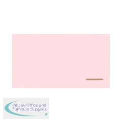 Bi-Office Loop Magnetic Lacquered Steel Surface Frameless board 2400x1000mm Peony WRL02910101