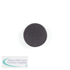 Bi-Office Round Magnets 25mm Black Pack of 10 IM142609