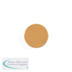 Bi-Office Round Magnets 25mm Yellow Pack of 10 IM140209