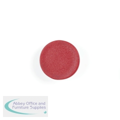 Bi-Office Round Magnets 25mm Red Pack of 10 IM140509