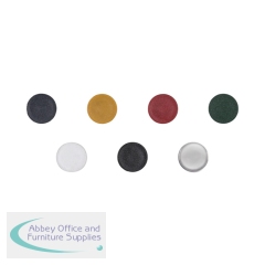 Bi-Office Round Magnets 35mm Assorted Colours Pack of 10 IM170909