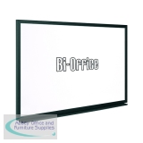 Bi-Office Black Frame Drywipe Board 600x450mm MB0400169
