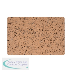 Eco Frameless Retangular Board Double-Sided Cork/ Black Eva 60X40Cm SF124412397
