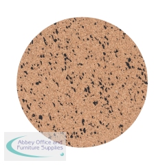 Bi-Office Eco Frameless Round Board Double-Sided Cork/Black Eva 30cm SF1034412397