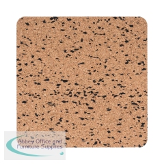 Bi-Office Eco Frameless Square Board Double-Sided Cork/Black Eva 30x30cm SF1054412397