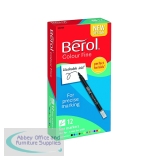 Berol Colour Fine Pen Water Based Ink Assorted (Pack of 12) S0672870