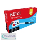 Berol Drywipe Pen Fine Black (12 Pack) 1984901