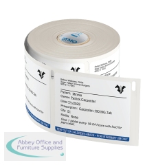Dymo Labelwriter Veterinary Prescription 54x70mm Easy-Peel 400 Labels (Pack of 6) 2187328