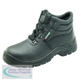 4 D-Ring Mid Sole Safety Boot Black Size 8 CDDCMSBL08
