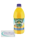 Robinsons Double Concentrate Orange Squash No Added Sugar 1.75 Litre (Pack of 2) 402046