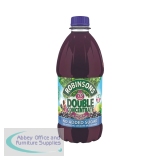 Robinsons NAS Double Concentrate Apple and Blackcurrant 1.75L (Pack of 2) 402047