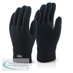 Beeswift Thinsulate Gloves Black One Size THGBL