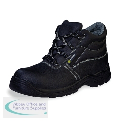 Beeswift Dual Density PU Chukka S3 4 D-Ring Steel Toe Capped Boots 1Pr Black 8 CF55BL08