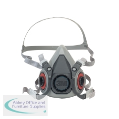3M Reusable Half Face Mask Medium 3M6200M