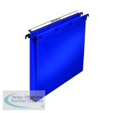 Elba Suspension File PP 30mm Foolscap Blue (25 Pack) 100330371