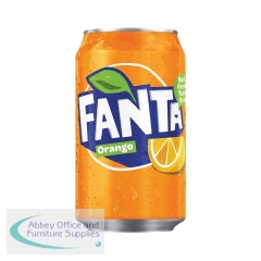 Fanta Orange Soft Drink 330ml Can (24 Pack) A00769