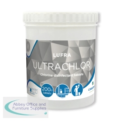 UltraChlor Disinfectant Tablets Tub 200 Tablets (Pack of 200) 275SCT