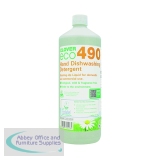 Clover ECO 490 Hand Dishwashing Detergent 1 Litre (12 Pack) 490