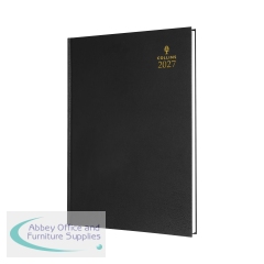 Collins A5 Desk Diary Day Per Page Black 2027 52-99.27