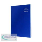 Collins Academic Diary Day Per Page A5 Blue 24-25 52MBLU24