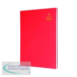 Collins A5 Desk Diary Day Per Page Red 2022 52.15-22