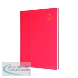 Collins A5 Desk Diary Day Per Page Red 2023 52.15-23