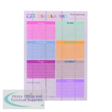Collins Brighton Weekly Planner Desk Pad 60 Pages A4 DPWA4-01